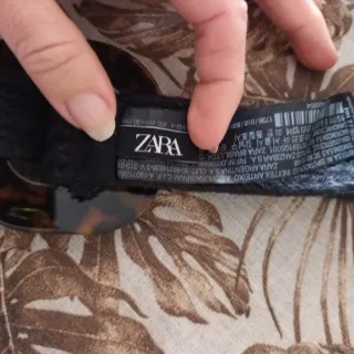 Cinturón Zara Negro ajustable. Nuevo