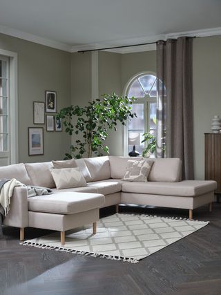 Sofá modular 6 plazas beige