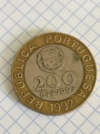 Moneda Coleccionista García de Orta 200 escudos