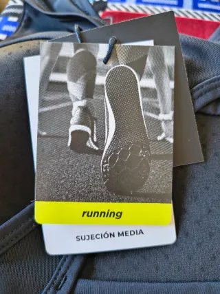 Sujetador deportivo running Talla M Boomerang
