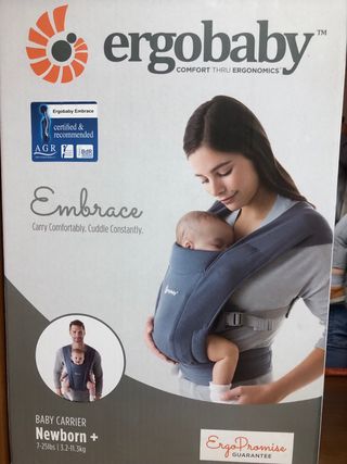 Portabebés mochila Ergobaby Embrace Newborn+
