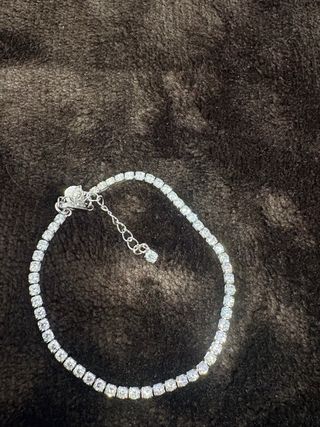 Conjunto Plata de Ley Riviere Pulsera y Pendientes