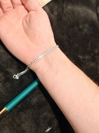 Conjunto Plata de Ley Riviere Pulsera y Pendientes