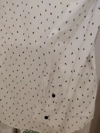 Camisa Zara Man Estampado Rayos Talla M