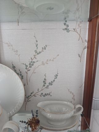 Vitrina madera y cristal