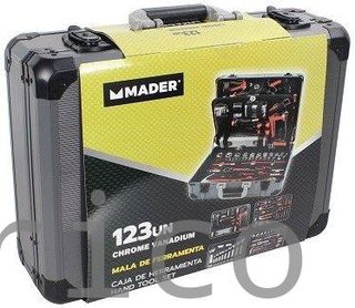 Maletín Herramientas 123 piezas - Aluminio