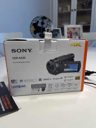 Cámara Sony Handycam FDR-AX33 Negra