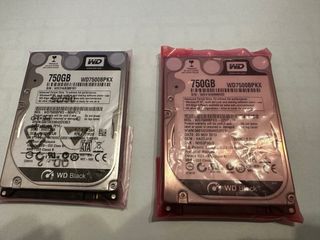2x WD 750GB WD7500BPKX Hard Disk Drive