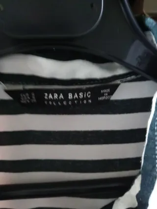 Vestido camisero rayas Zara Talla M