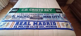 Colección bufandas fútbol Real Madrid, Inter, Atle