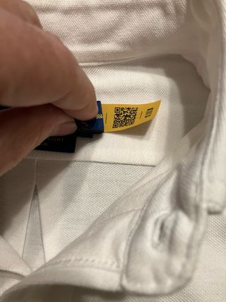 Camisa Polo Ralph Lauren Piqué Ultraligera Blanca