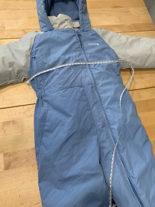 Buzo Nieve Bebé 18 Meses Azul y Gris