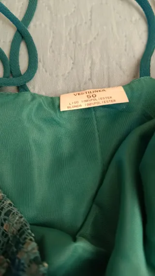 Vestido de fiesta + chal (vestinela / 50)