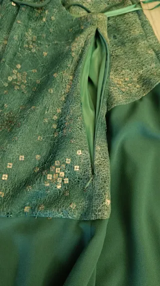 Vestido de fiesta + chal (vestinela / 50)