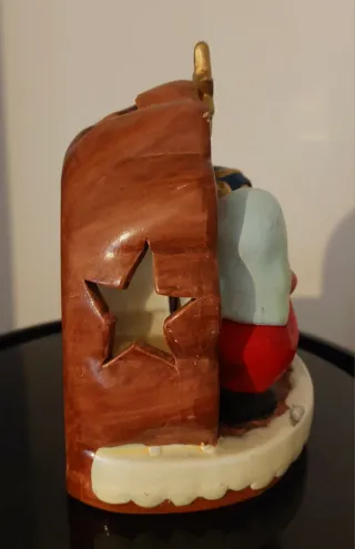 Presepe in ceramica decorato