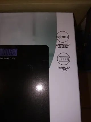 Báscula Baño Digital Euro Life Negra