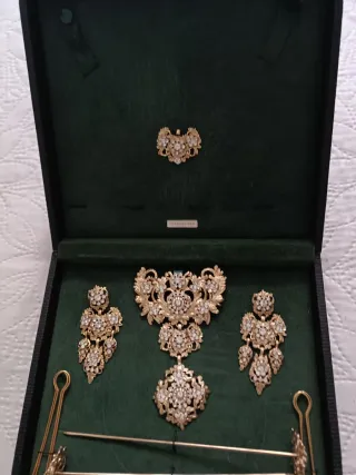 Aderezo Fallera Serres Oro y Piedras