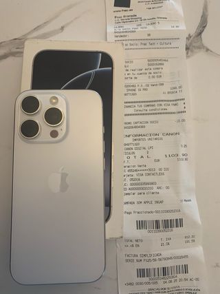 iPhone 16 Pro 128GB Blanco