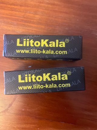 2 cajas de LiitoKala 18650 Baterías Recargables
