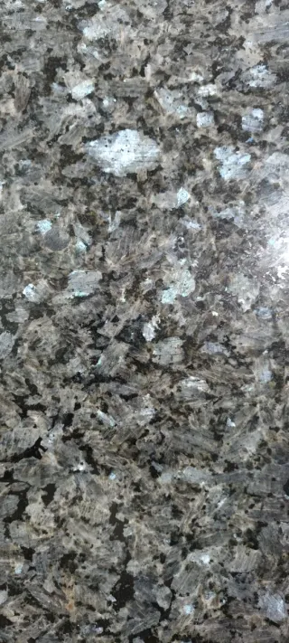 Mesa Cocina Mármol Azul y Metal