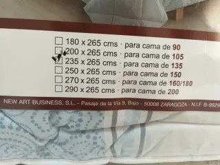 Edredón reversible  matrimonio Nuevo a estrenar