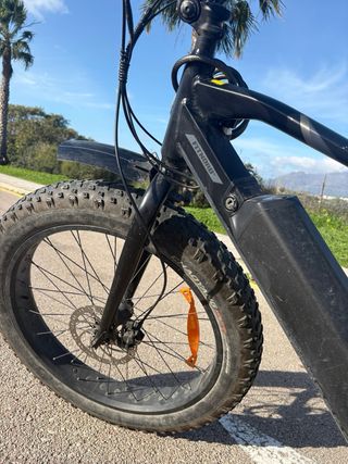 Fitnord Bicicleta Eléctrica Fat Bike Negra