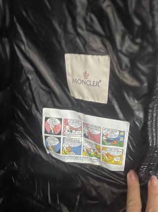 Plumón Moncler Negro