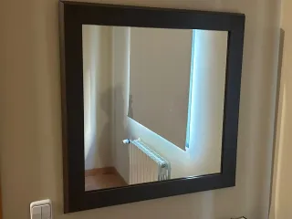 Conjunto habitación: cabecero, cómoda y espejo