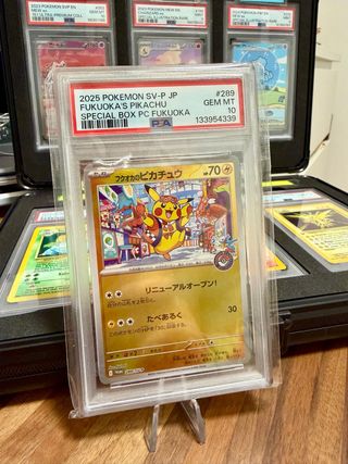Pokémon Pikachu Fukuoka PSA 10 Promo #289