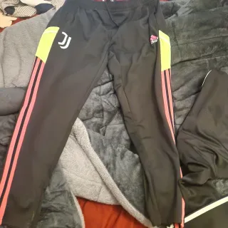 Adidas Juventus Pantaloni Tuta Neri Rosa