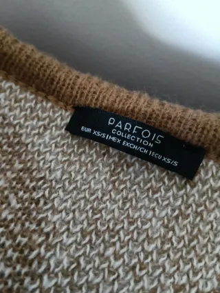 Abrigo de lana estampado Parfois