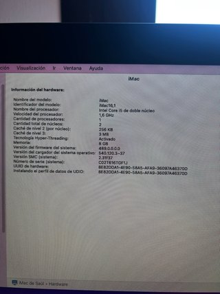 iMac 1,6 GHz 2015
