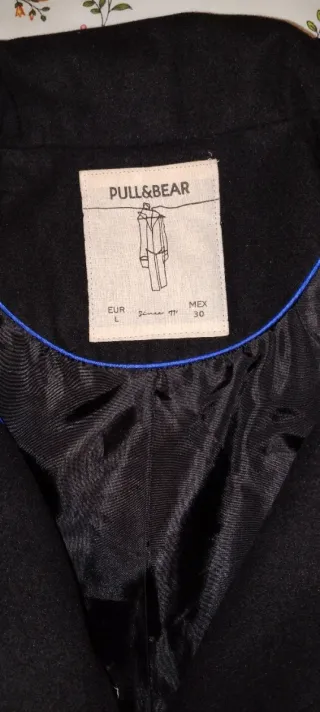 Abrigo negro mujer Talla L