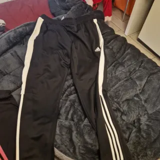 Adidas Pantaloni Sportivi Uomo Neri Bianchi