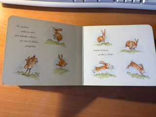 Adivina cuánto te quiero con peluche