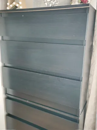 2 Cajoneras Wengue Madera