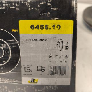 JUEGO DISCOS FRENO TRASEROS FORD SCORPIO NUEVO 645610