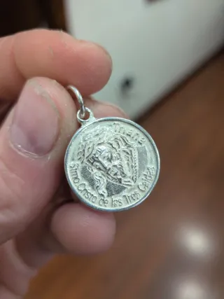 Escapulario Esperanza de Triana y Tres Caídas plat