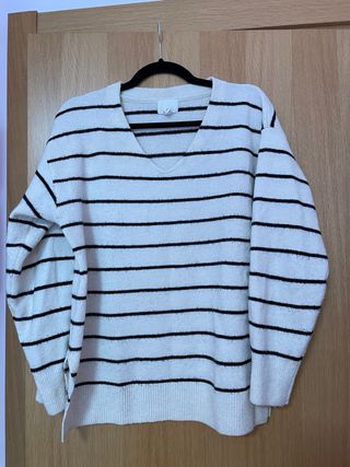 2 jersey rayas con lana casi nuevos tallan grande