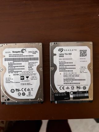 2 Discos Duros Seagate 500GB SATA