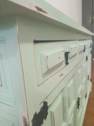 Mueble Castellano Restaurado Madera