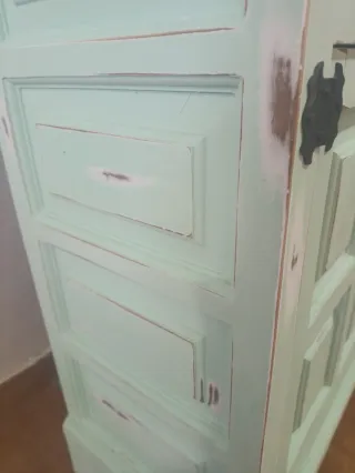 Mueble Castellano Restaurado Madera
