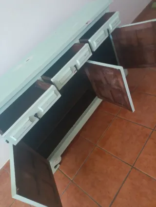 Mueble Castellano Restaurado Madera