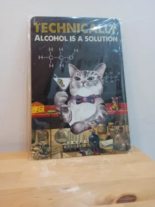 Quadretto Alcohol is a solution