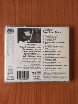 CD Ugetsu - Cape Town Blues