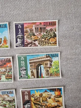 Serie francobolli Grenada WWII 25th Anniv.