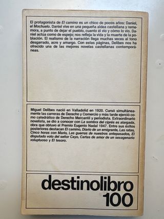 El camino (Coleccion Destinolibro) (Spanish Edi...