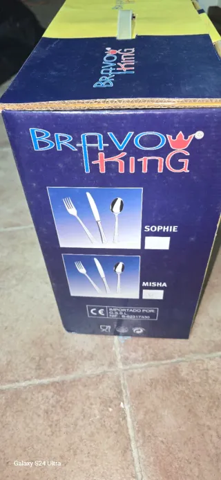 Juego Cubiertos Acero Inoxidable Bravow King