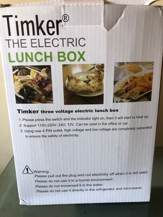 Fiambrera eléctrica Timker