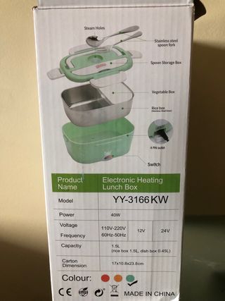 Fiambrera eléctrica Timker